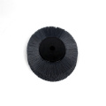 wheel brush for deburring steering component